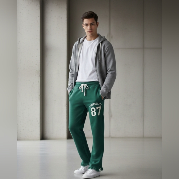 Aeropostale Other - Y2K Aeropostale 87 Fleece Sweat Lounge Pants, Green Mens Medium